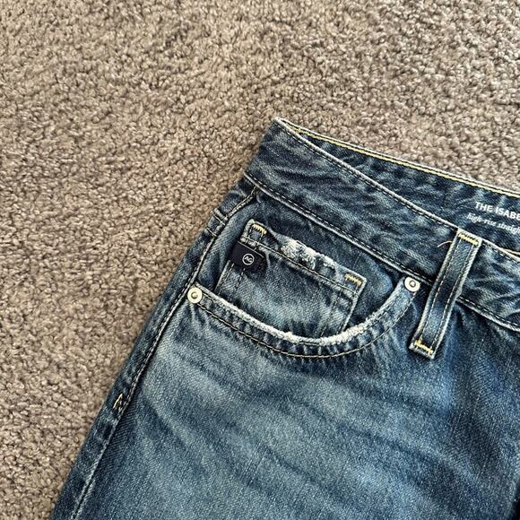 AG The Isabelle High Rise Crop Straight Jeans - Picture 2 of 8